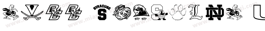 NCAA Southern Miss 1字体转换